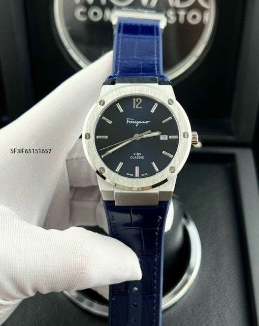 SF3IF65151657-6-Dong-ho-nam-Salvatore-Ferragamo-SF80-day-cao-su-boc-da Đồng hồ Salvatore Ferragamo F80 classic nam máy cơ cao cấp