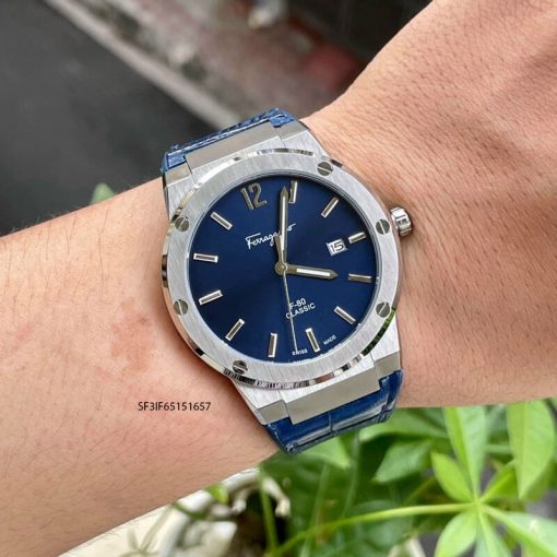 SF3IF65151657-deo-that-Dong-ho-nam-Salvatore-Ferragamo-SFDT003-day-cao-su-boc-da Đồng hồ Salvatore Ferragamo F80 classic nam máy cơ cao cấp