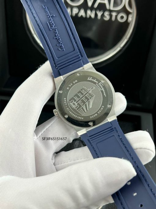 SF3IF65151657-lung-Dong-ho-nam-Salvatore-Ferragamo-SFDT003-day-cao-su-boc-da Đồng hồ Salvatore Ferragamo F80 classic nam máy cơ cao cấp