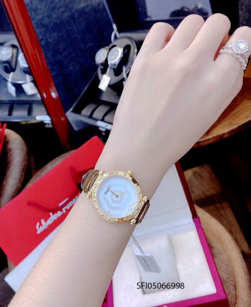 Đồng hồ đeo tay nữ Salvatore Ferragamo Fahion máy thụy sĩ