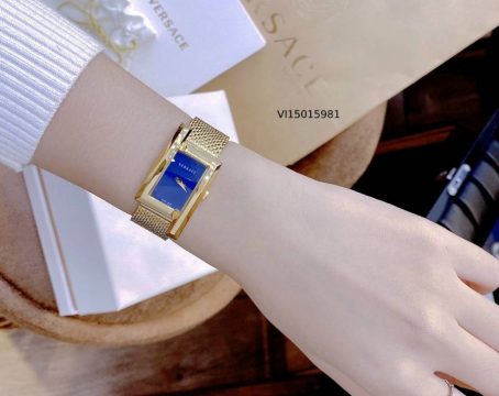 Đồng hồ Versace nữ mặt vuông dây kim loại cao cấp