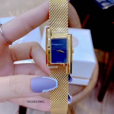 Đồng hồ Versace nữ mặt vuông dây kim loại cao cấp