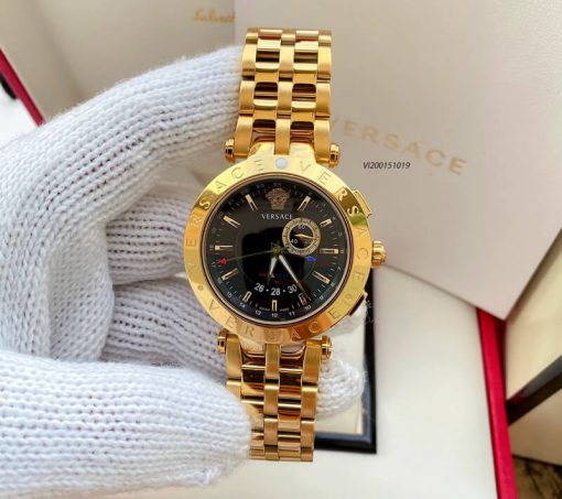 VI200151019-Versace-vang-xanh-12 Đồng hồ cặp Versace Daphnis dây Demi vàng mạ PVD