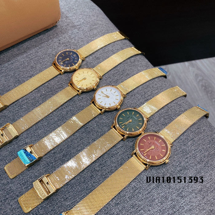 via10151393-vang-5-mau-1-dong-ho-versace-nu-day-luoi Đồng hồ Versace V-Circle Medusa 2021 dây lưới không gỉ