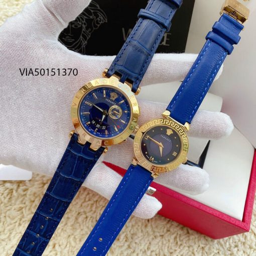 VIA50151370-12-Dong-ho-nam-versace-V-Race-day-da-cao-cap Đồng Hồ Cặp Versace Versace V-Race và Daphnis dây da màu xanh cao cấp