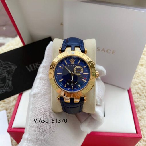 VIA50151370-Dong-ho-nam-versace-V-Race-day-da-cao-cap Đồng Hồ Cặp Versace Versace V-Race và Daphnis dây da màu xanh cao cấp