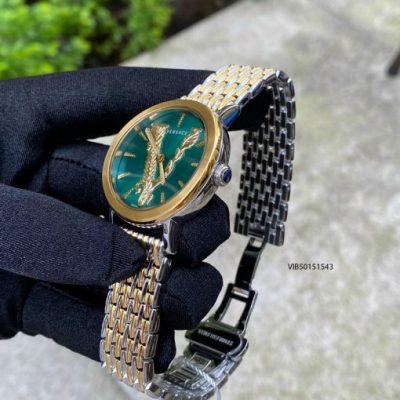 Đồng Hồ nữ Versace Virtus dây demi thép không gỉ mạ pvd cao cấp
