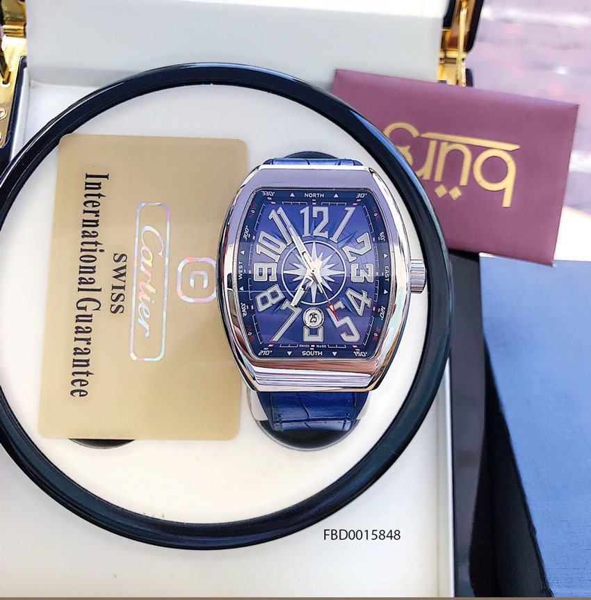 Đồng hồ nam Franck muller máy cơ Thụy Sĩ dòng Vanguard Yaching V45