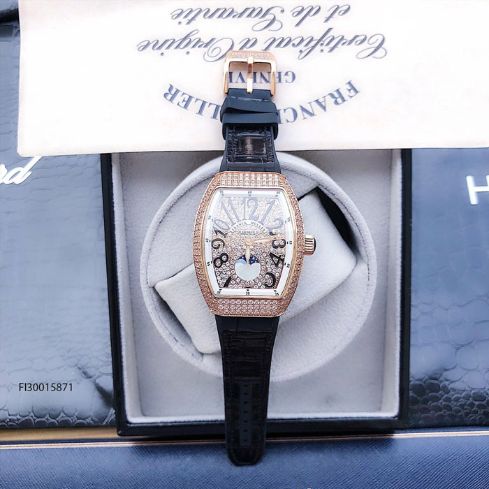 Đồng hồ nam Franck muller máy cơ Thụy Sĩ dòng Vanguard Yaching V42 cao cấp fullbox