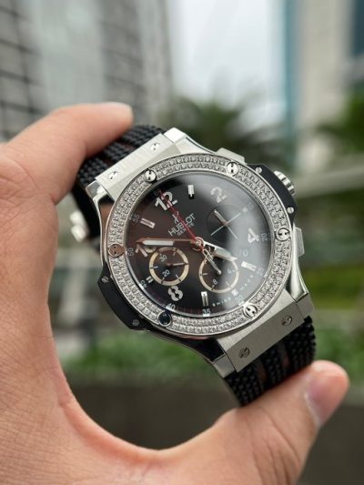 Đồng hồ Hublot Big Bang Replica 11 máy cơ Thụy Sỹ đính đá 41mm