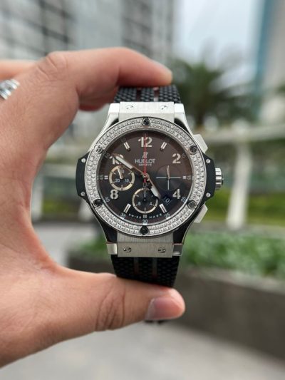 Đồng hồ Hublot Big Bang Replica 11 máy cơ Thụy Sỹ đính đá 41mm