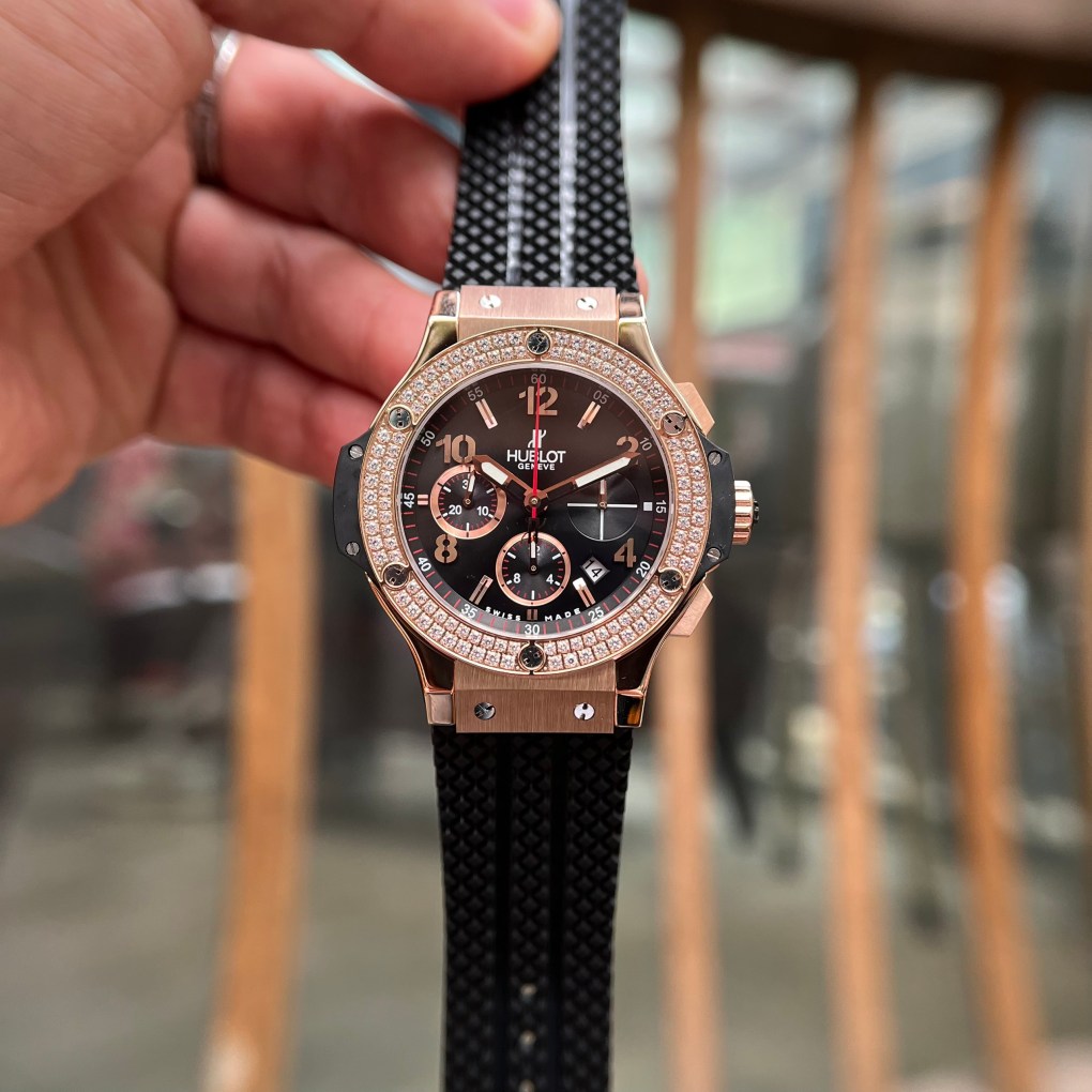 Đồng hồ Hublot Big Bang King Gold Chronograph Replica 11 Thụy Sỹ